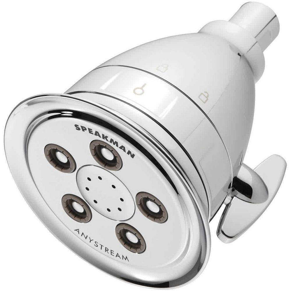 Speakman Polished Chrome Multi Function Intense, Massage and Combination Showerhead 