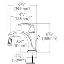 Speakman Polished Chrome Bathroom Sink Faucet with Single Lever Handle 