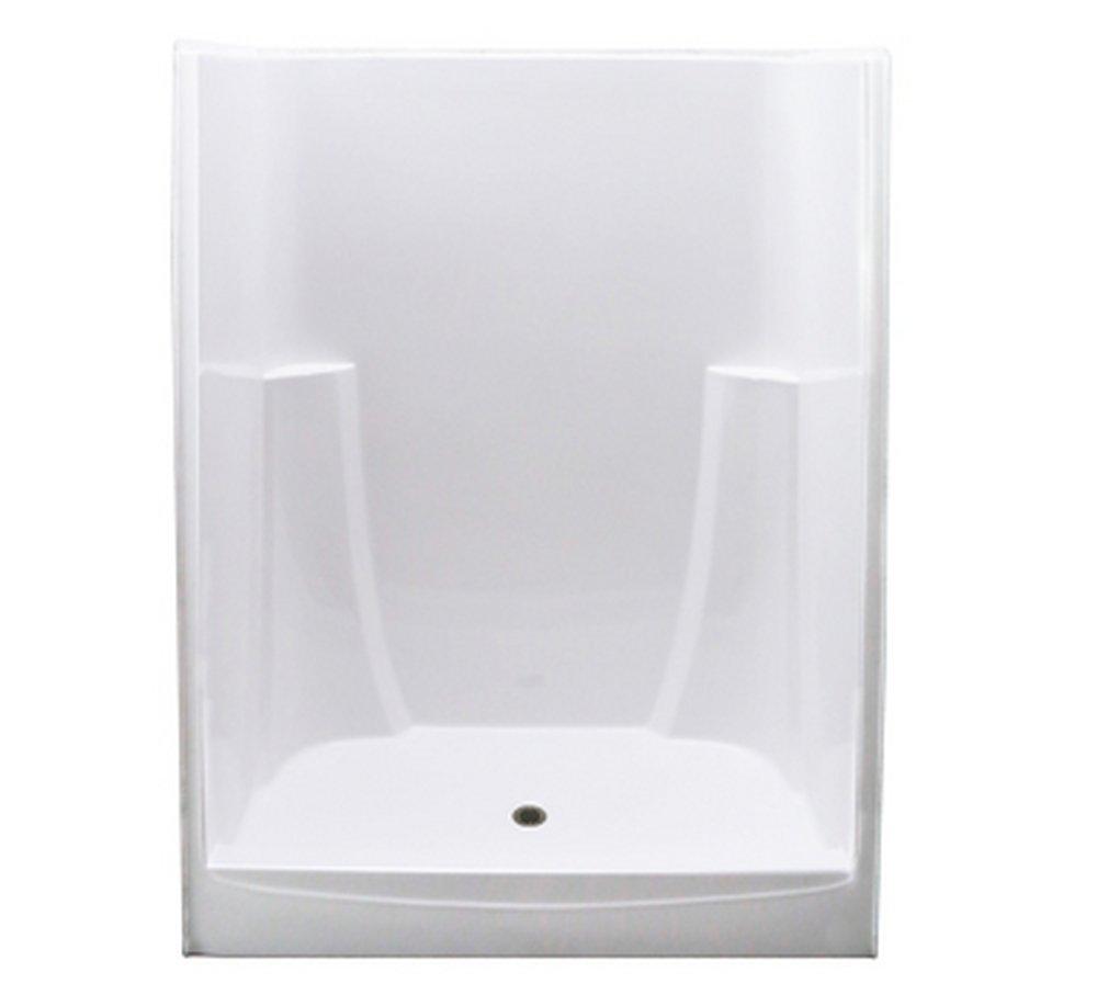 Aquarius Industries White 60 x 34-1/4 x 74 in. Alcove Shower Unit 