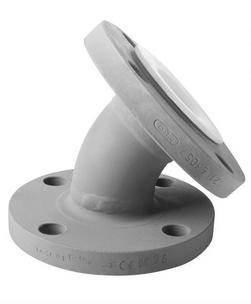 4 in. Flanged 316 Stainless Steel 45 Degree Elbow