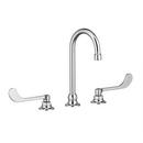American Standard Polished Chrome Two Handle Wristblade Deck Mount Service Faucet 