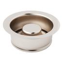 Brass Disposer Flange & Stopper in Polished Nickel