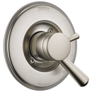 Delta Faucet Brilliance Stainless Single Handle Bathtub & Shower Faucet (Trim Only) 