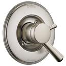 Delta Faucet Brilliance® Stainless Pressure Balancing Valve Trim with Single Lever Handle 