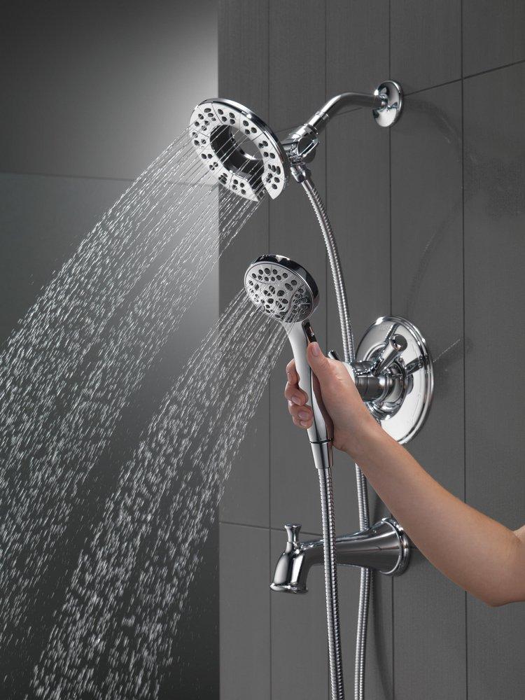 Delta Faucet Chrome Two Handle Multi Function Bathtub & Shower Faucet (Trim Only) 