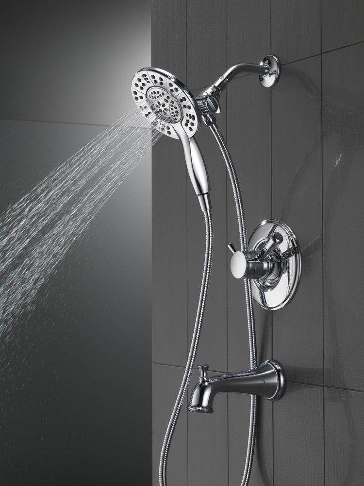 Delta Faucet Chrome Two Handle Multi Function Bathtub & Shower Faucet (Trim Only) 