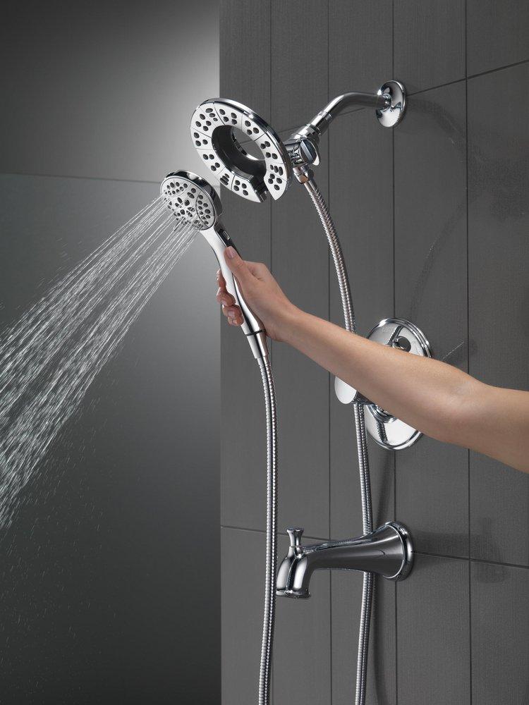 Delta Faucet Chrome Two Handle Multi Function Bathtub & Shower Faucet (Trim Only) 