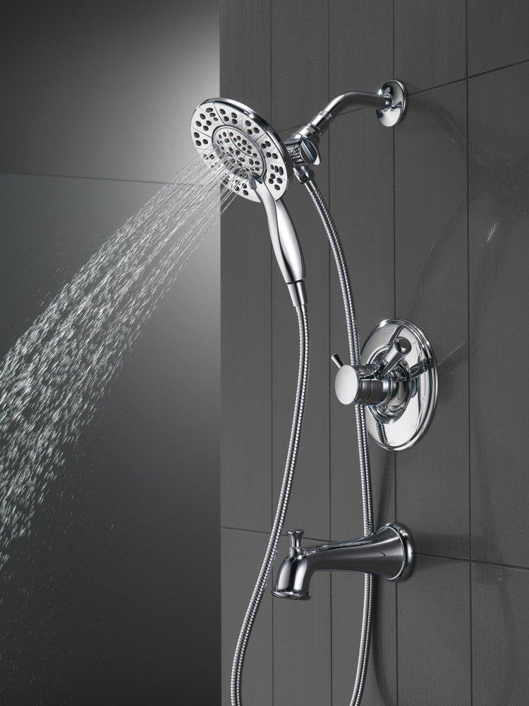 Delta Faucet Chrome Two Handle Multi Function Bathtub & Shower Faucet (Trim Only) 