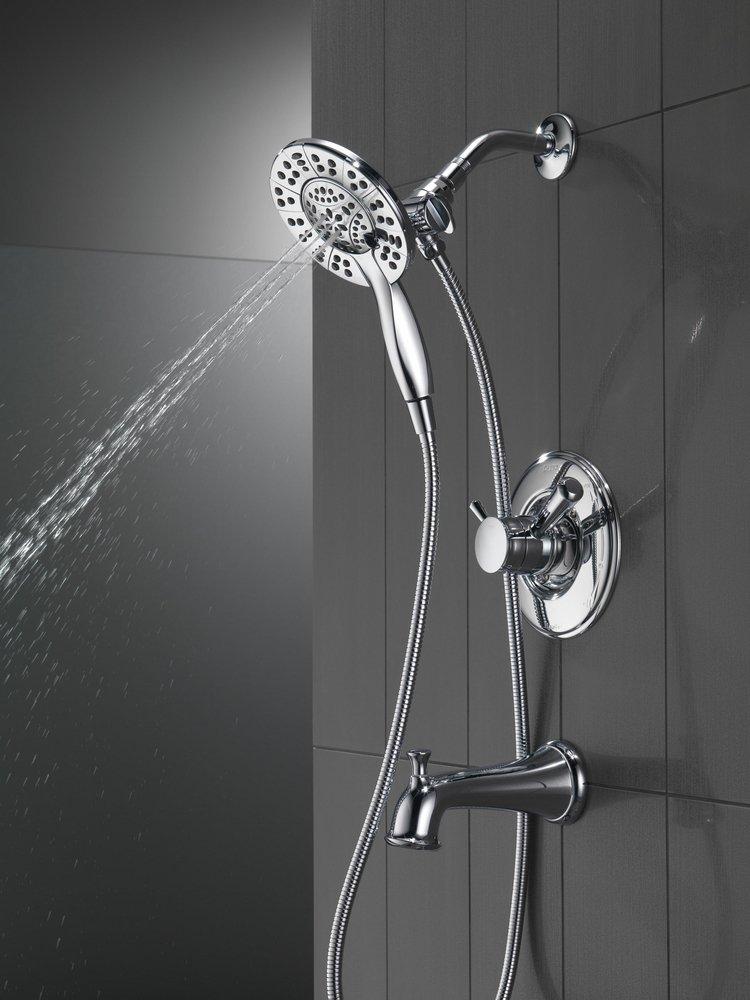 Delta Faucet Chrome Two Handle Multi Function Bathtub & Shower Faucet (Trim Only) 