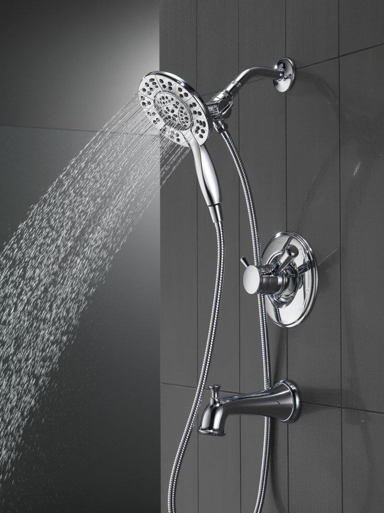 Delta Faucet Chrome Two Handle Multi Function Bathtub & Shower Faucet (Trim Only) 