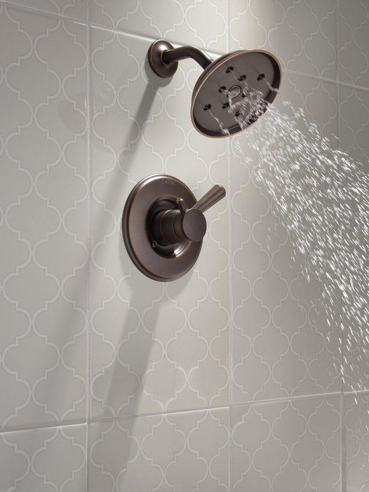 Delta Faucet Venetian&reg; Bronze Single Handle Multi Function Shower Faucet (Trim Only) 