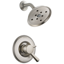 Delta Faucet Brilliance Stainless Single Handle Multi Function Shower Faucet (Trim Only) 