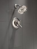 Delta Faucet Brilliance&reg; Stainless Single Handle Multi Function Shower Faucet (Trim Only) 