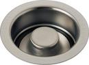 1-11/16 x 4-1/2 in. Brass Disposer Flange and Stopper in Stainless