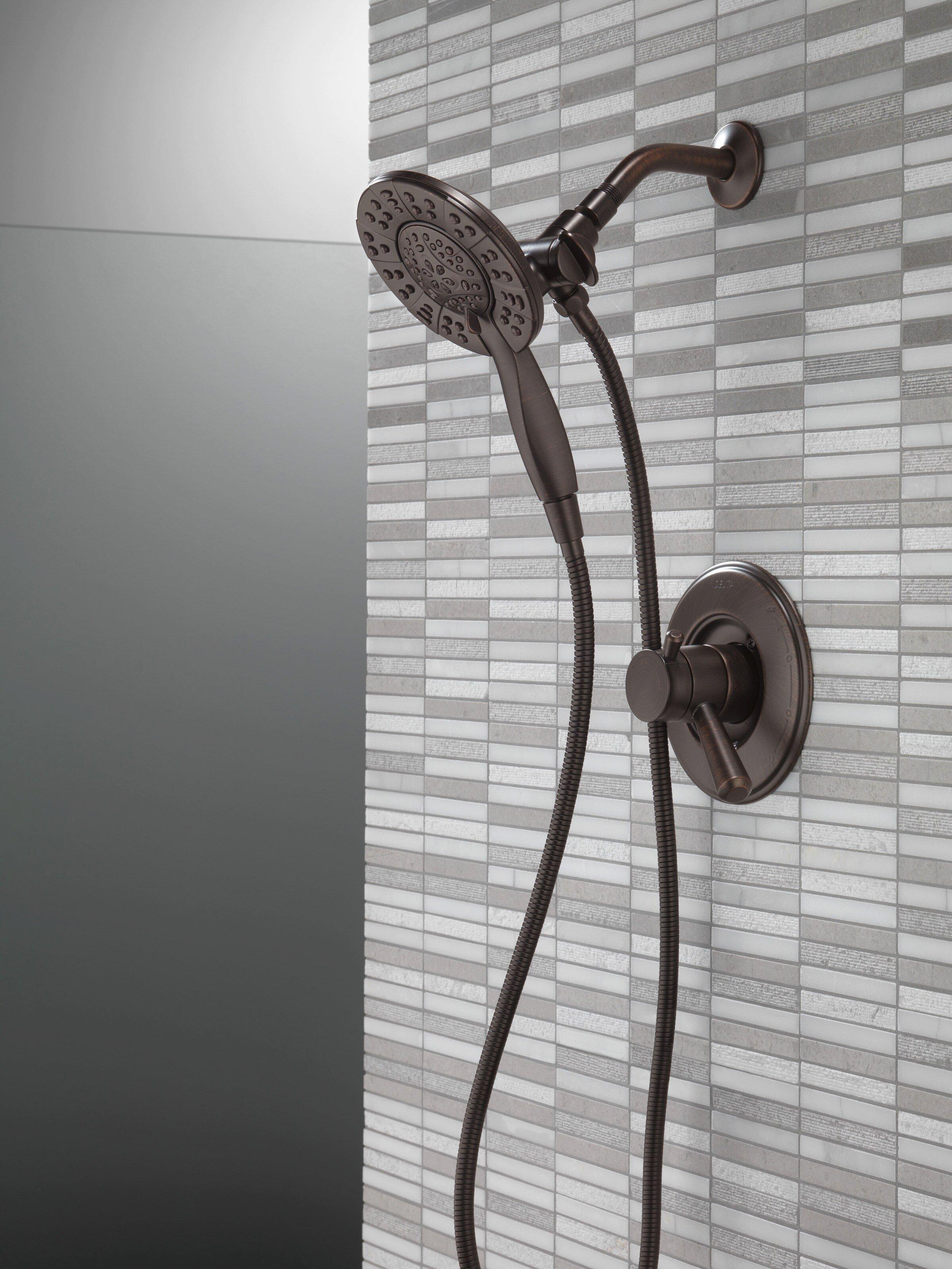 Delta Faucet Venetian Bronze Single Handle Multi Function Shower Faucet (Trim Only) 