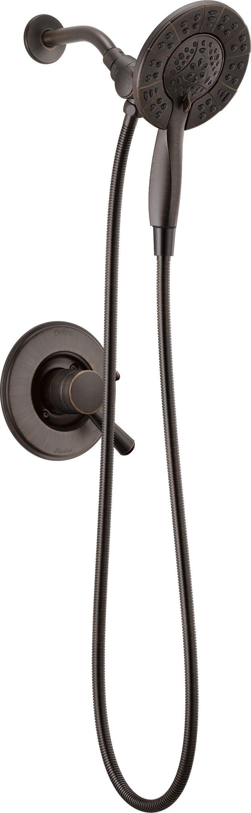Delta Faucet Venetian Bronze Single Handle Multi Function Shower Faucet (Trim Only) 