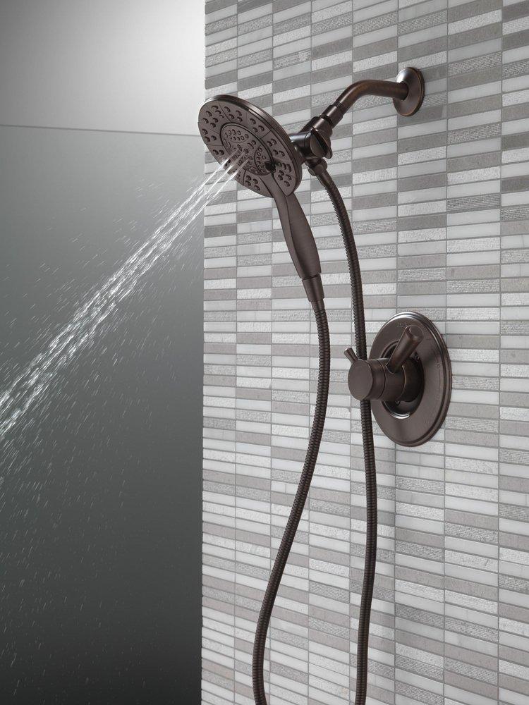 Delta Faucet Venetian&reg; Bronze Single Handle Multi Function Shower Faucet (Trim Only) 