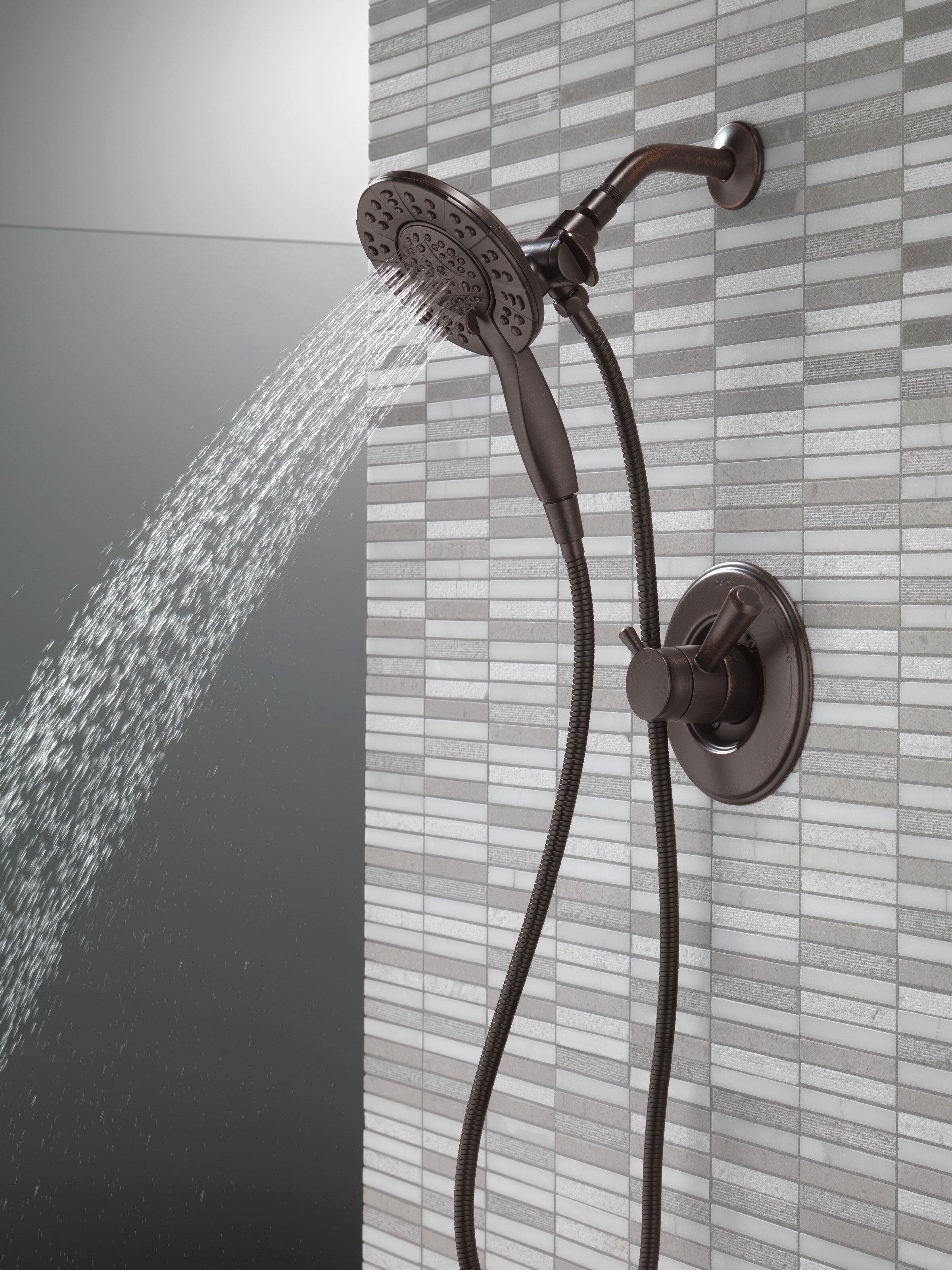 Delta Faucet Venetian Bronze Single Handle Multi Function Shower Faucet (Trim Only) 