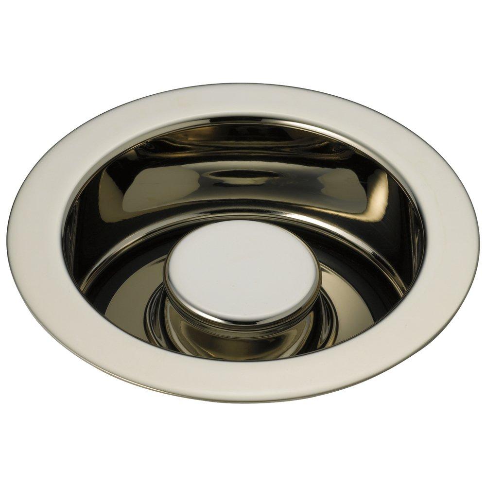 Brizo Polished Nickel 1-11/16 x 4-1/2 in. Brass Disposer Flange and Stopper 