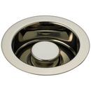 1-11/16 x 4-1/2 in. Brass Disposer Flange and Stopper in Polished Nickel
