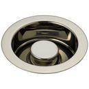 Brizo Polished Nickel 1-11/16 x 4-1/2 in. Brass Disposer Flange and Stopper 