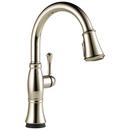 Single Handle Pull Down Touch Activated Kitchen Faucet with Three-Function Spray, Magnetic Docking, ShieldSpray and Touch2O Technology in Brilliance® Polished Nickel
