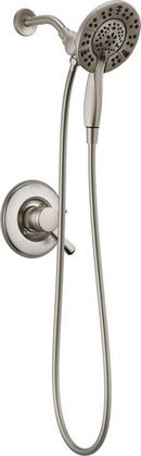 Delta Faucet Brilliance&reg; Stainless Single Handle Multi Function Shower Faucet (Trim Only) 