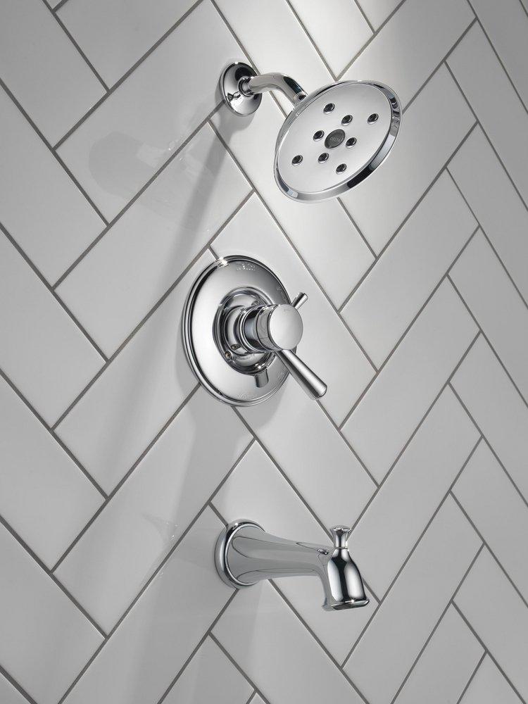 Delta Faucet Chrome Two Handle Single Function Bathtub & Shower Faucet (Trim Only) 