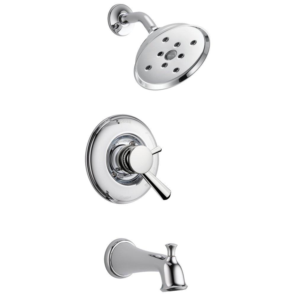 Delta Faucet Chrome Two Handle Single Function Bathtub & Shower Faucet (Trim Only) 