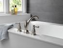 Delta Faucet Brilliance&reg; Stainless Two Handle Roman Tub Faucet (Trim Only) 