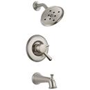 Delta Faucet Stainless Two Handle Single Function Bathtub & Shower Faucet (Trim Only) 