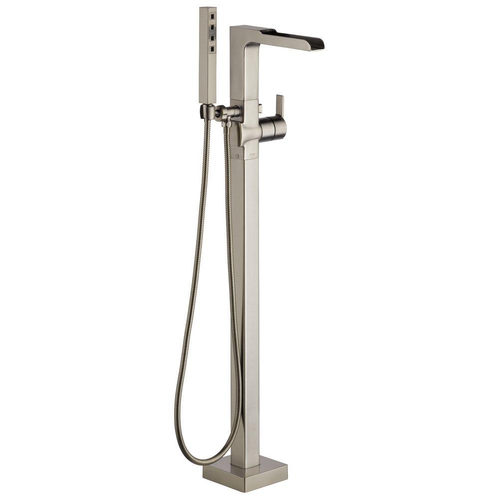 Delta Faucet Stainless Single Lever Handle Floor Mount Filler Trim Only 