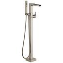 Delta Faucet Stainless Single Lever Handle Floor Mount Filler Trim Only 