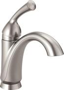 Delta Faucet Brilliance&reg; Stainless Single Handle Centerset Bathroom Sink Faucet 