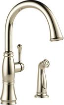 Delta Faucet Polished Nickel Single Handle Kitchen Faucet 