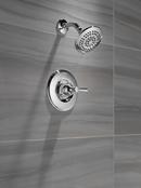 Delta Faucet Brilliance&reg; Stainless Single Handle Multi Function Shower Faucet (Trim Only) 
