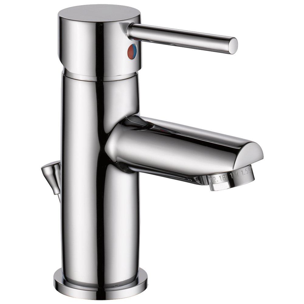Delta Faucet Chrome Single Handle Monoblock Bathroom Sink Faucet 