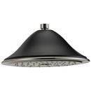 Brizo Luxe Nickel/Matte Black Single Function Full Showerhead 