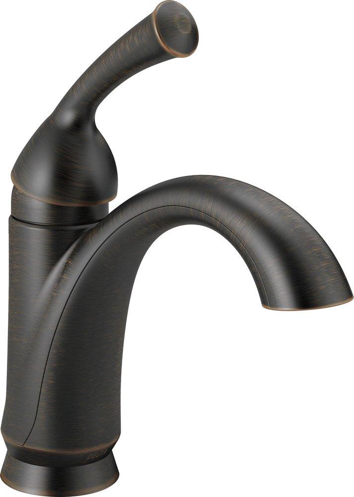 Delta Faucet Venetian Bronze Single Handle Centerset Bathroom Sink Faucet 