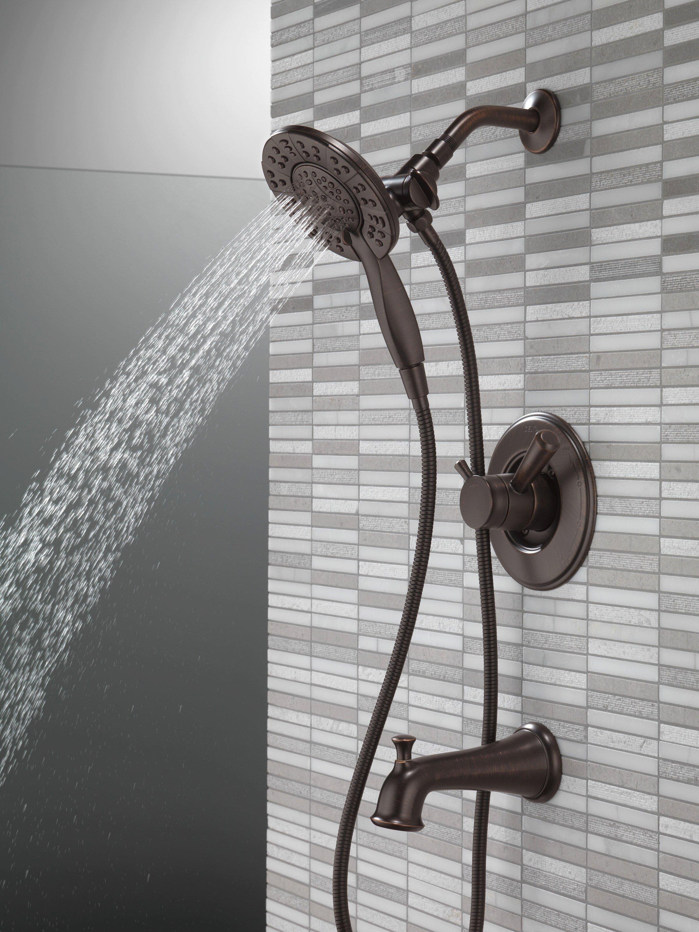 Delta Faucet Venetian Bronze Two Handle Multi Function Bathtub & Shower Faucet (Trim Only) 