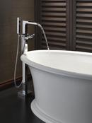 Delta Faucet Chrome Single Lever Handle Floor Mount Filler Trim Only 