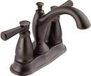 Delta Faucet Venetian Bronze Two Handle Centerset Bathroom Sink Faucet 