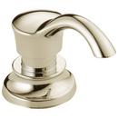 Delta Faucet Brilliance&reg; Polished Nickel 13 oz. Deck Mount Plastic Soap & Lotion Dispenser 