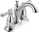 Delta Faucet Chrome Two Handle Centerset Bathroom Sink Faucet 