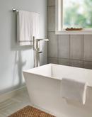 Delta Faucet Brilliance Stainless Single Handle Lever Floor Mount Filler 