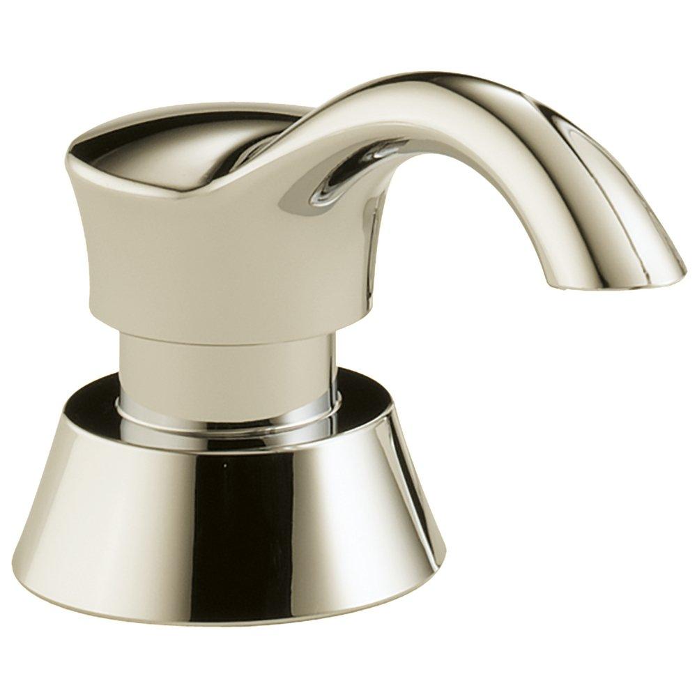 Delta Faucet Polished Nickel 2-7/8 in. 13 oz. Kitchen Soap Dispenser 