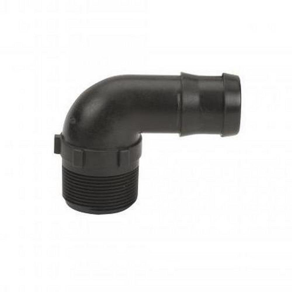Banjo Black Hose Barb x NPT Rigid Polypropylene Hose Barb 