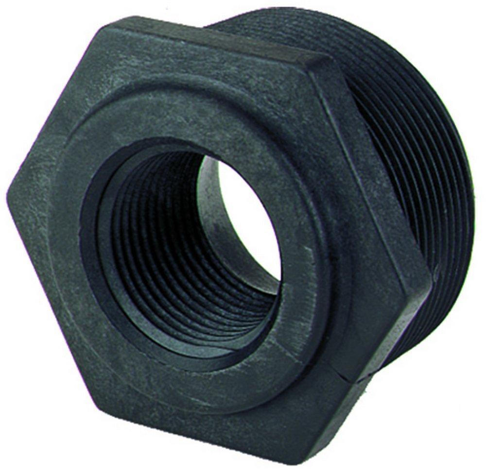 Banjo Black MNPT x FNPT Polypropylene Reducing Bush 
