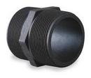 Banjo Black 2-1/2 in. MNPT SDR 80 Polypropylene Nipple 