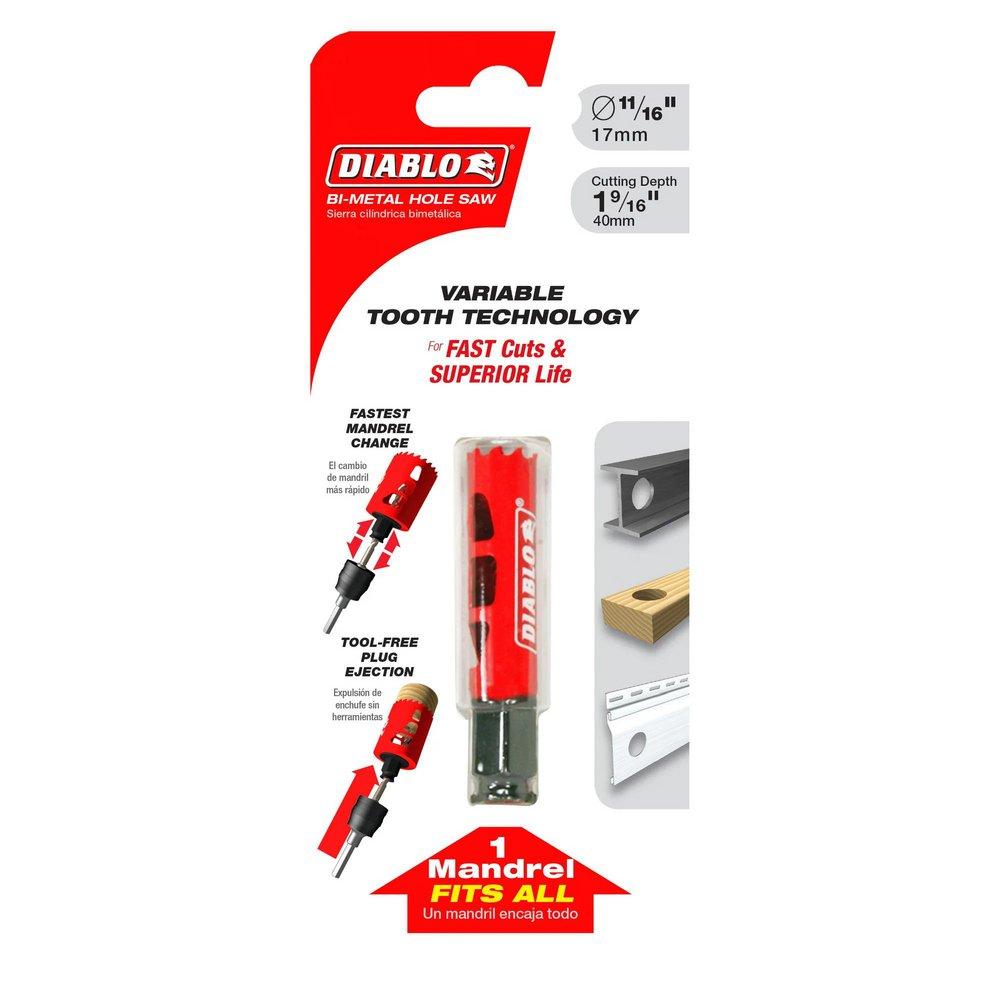 11/16 in. Bi-Metal Hole Saw 